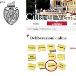 Immagine contenente gli atti da pubblicare, tra cui figura "determine"