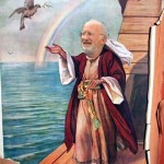 Il riuso nella P.A. - utilizzo di un colombo per mandare i messaggi sui livelli di marea (nella foto il Sindaco di Venezia nella parte di Noè e la colomba nella parte dell'Ufficio ICPSM Venezia)